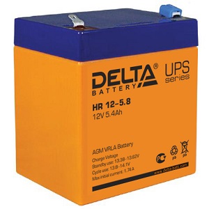 Delta HR 12-5.8 свинцово-кислотные аккумуляторы